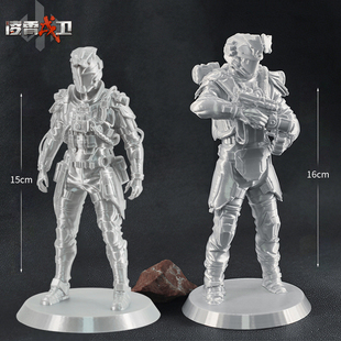 16cm人偶公仔3D威龙凌霄戍卫虎蹲炮版三角洲游戏手办收藏摆件礼物