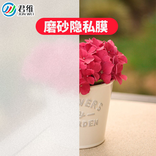 防窥窗户卫生间办公室遮光磨砂膜