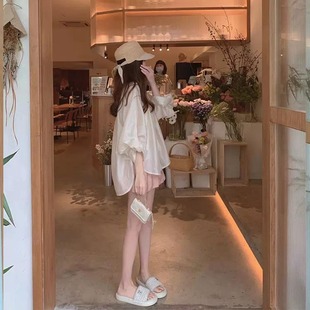 大码女装夏季时尚洋气套装宽松显瘦穿搭炸街胖MM遮肉短裤两件套装