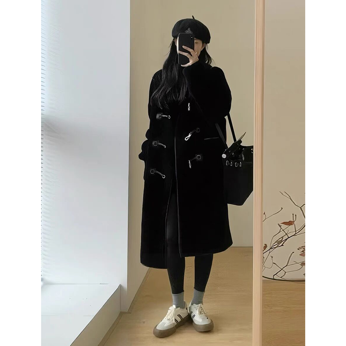 大码长款外套杜希娜微胖