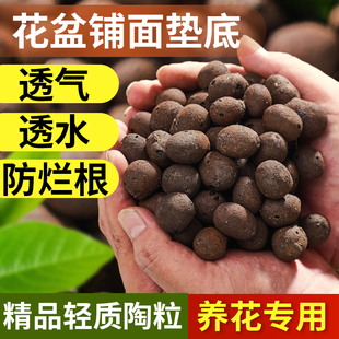 陶粒垫底养花专用多肉营养土花盆花卉回填鱼缸水培铺面火山石颗粒