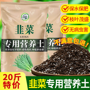 韭菜专用营养土种菜土家庭阳台育苗有机肥料种植泥土壤韭菜种植土