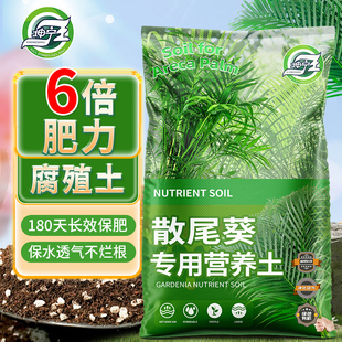 散尾葵专用土营养土花土室内客厅绿植凤尾葵专用有机种植土腐殖土