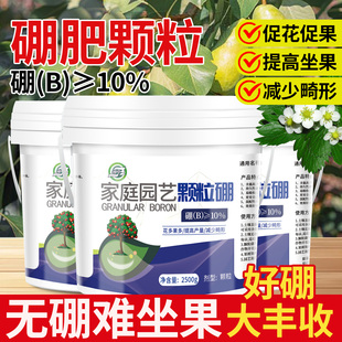颗粒硼肥果树专用肥料蔬菜专用水溶肥官方旗舰店促花促果叶面肥