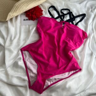 品牌断码折扣】欧美大码性感连体泳衣聚拢遮肚泡温泉泳装女微胖mm