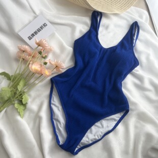 品牌断码 欧美风性感保守遮肚显瘦保守度假连体泳衣女 折扣