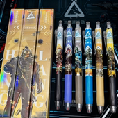 三角洲行动周边中性笔游戏辅助黑科技按动笔卡通和平精英文具礼物