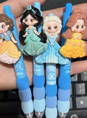 刷题笔学生专用按动中性笔女生款
