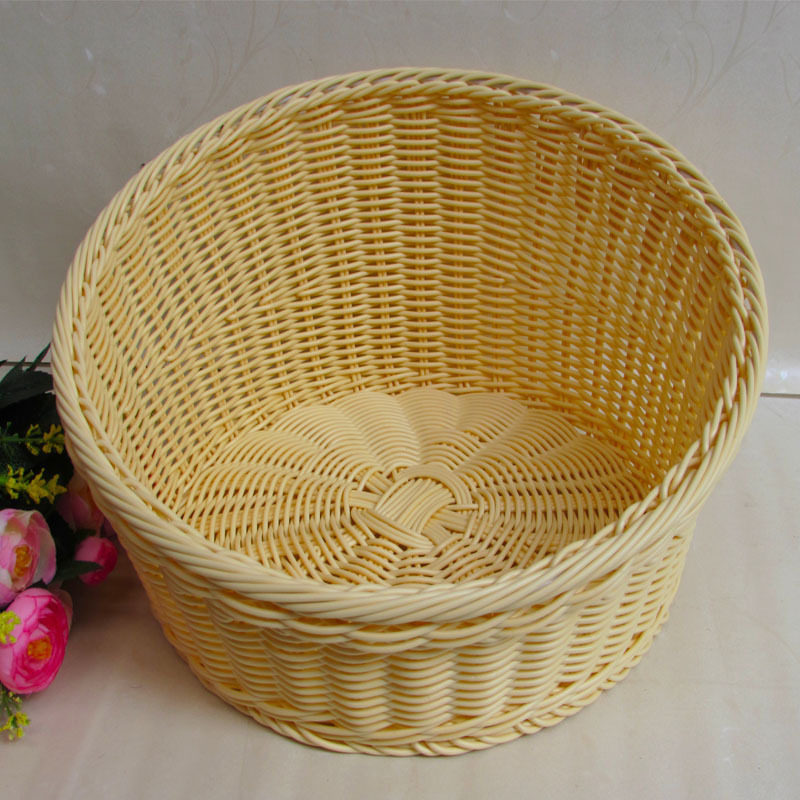 Bread Basket A snack Fruits Basket Basket supermarket Exhibition circular Oblique Plastic Rattan Fruit platein the Tableware , Tableware , Fruit bowl/Fruit plate/Hamper  category - from Buy2taobao.com to provide professional Taobao agent buy service