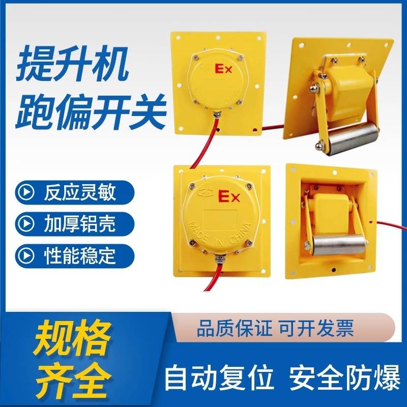 TDP-I嵌入式提升机跑偏开关BXTDP-1刮板拉链胶带提升机防跑偏装置