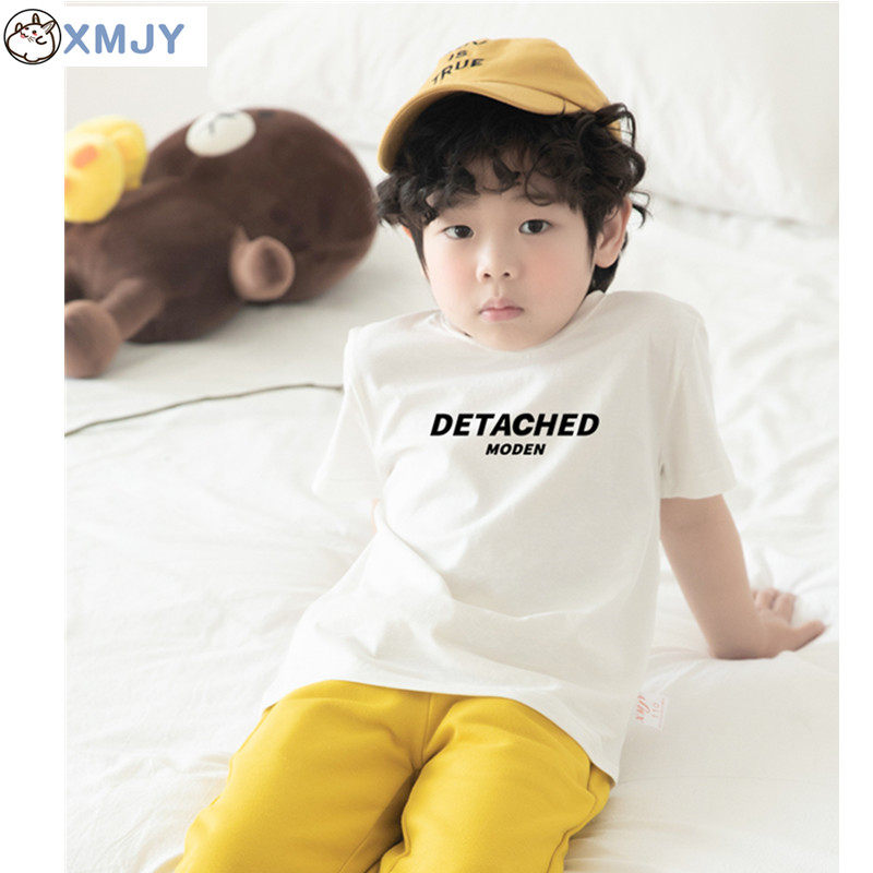 儿童短袖t恤亲子装夏季新款卡通印花纯棉透气宽松休闲圆领定制服