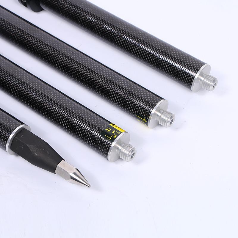 1.8米4节碳纤维对中杆RTK棱镜对中杆测量测绘棱镜 杆GPS碳杆