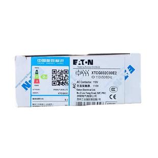 60HZ 110V50 EATON伊顿穆勒 XTCG032C00E2交流接触器32A