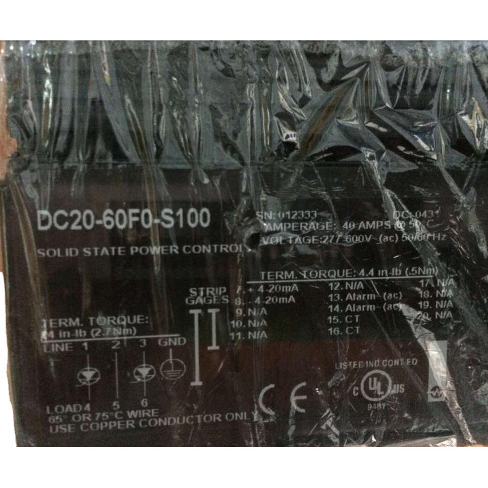 DC20-60FO-S100 DC20-60F0-S100