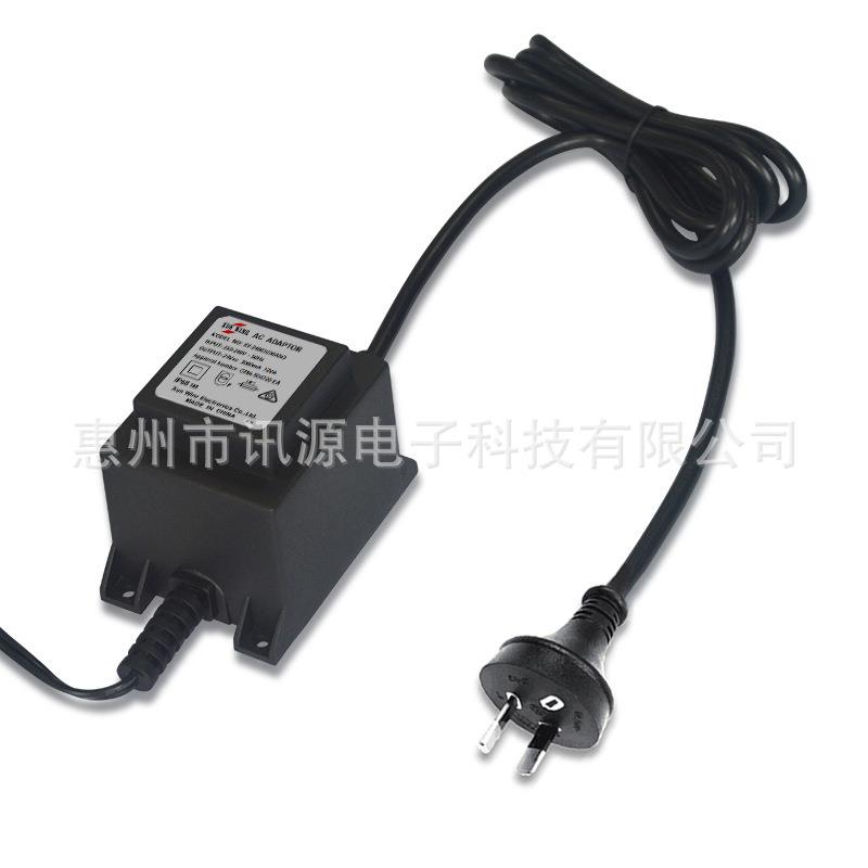 防水变压器插墙式电源 澳规IP68防水变压器 桌上式防水电源