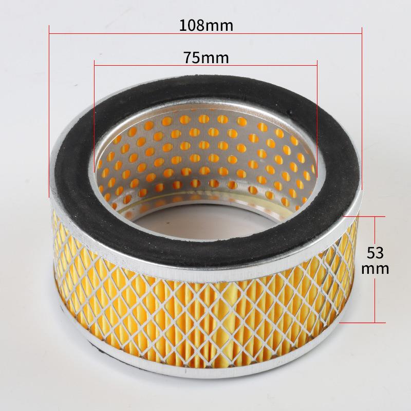 大型气泵皮带式空压机配件空气滤芯消声消音器空气过滤器跨出口