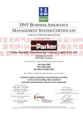 原装正品派克无杆气缸型号OSP-P50-800机械式ORIGA气缸