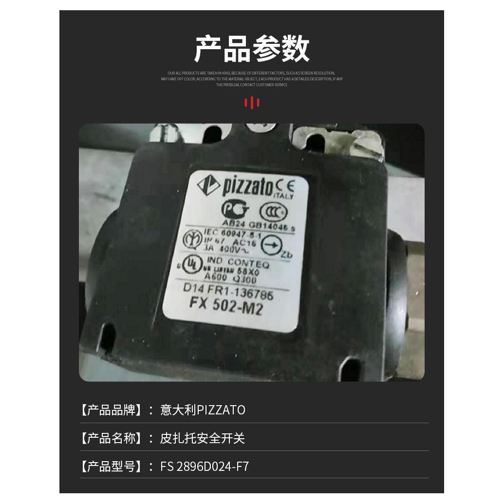 pizzato皮扎托安全门锁 NS E4ZZ1SMK-F41 皮扎托开关 附件等