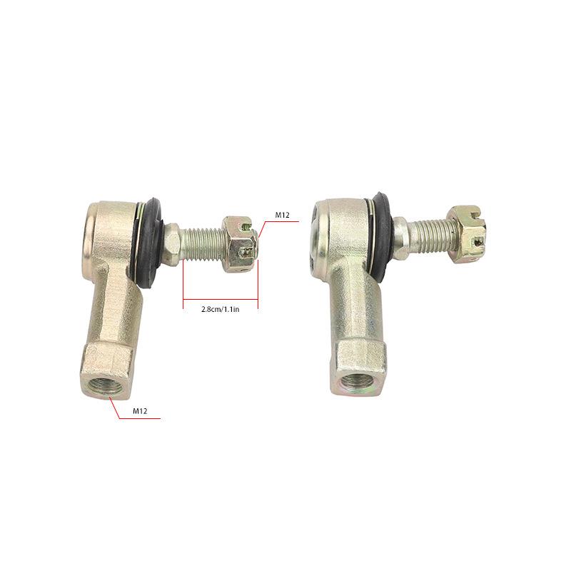 ATV沙滩车卡丁车配件200-250cc 28mm拉杆球头M12转向节摇臂球头