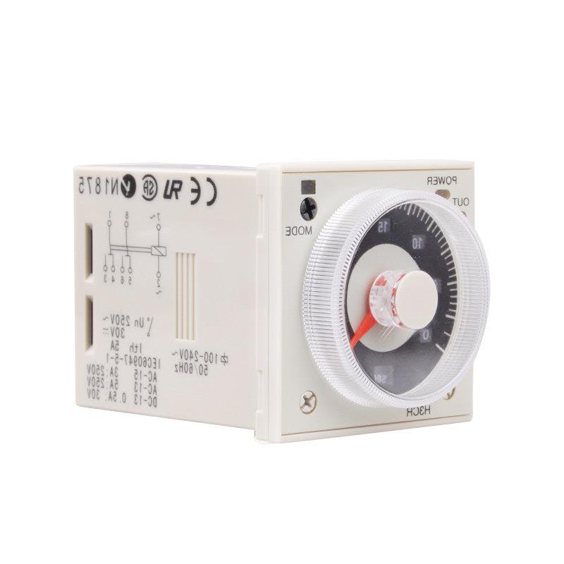 时间继电器H3CR-8旋转指针继电器延时通电继电器