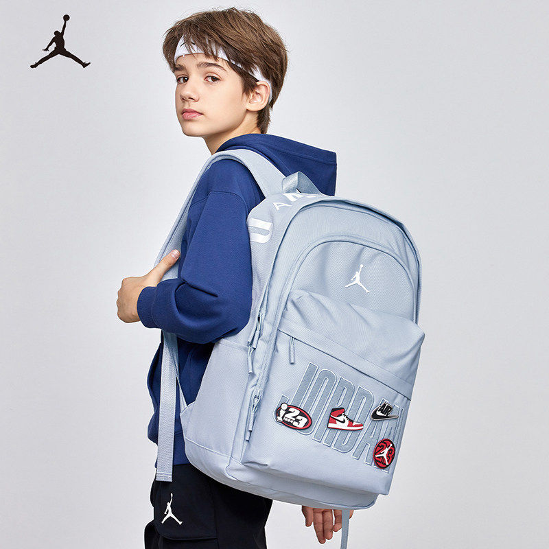 JORDAN双肩包大容量男女款书包电脑包耐克Nike大号护脊AJ百搭背包