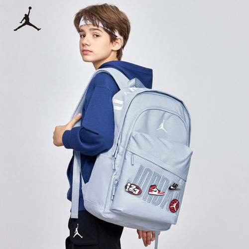 JORDAN双肩包大容量男女款书包电脑包耐克Nike大号护脊AJ百搭背包