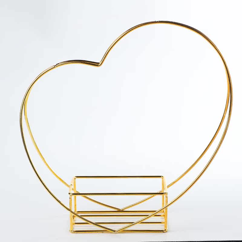 爱心刷金金属电镀几何手提花架花盒花艺鲜花花束插花架|ruв категории доставка цветов/цветок моделирования/растения садоводства, Diy моделирования цветы материалов, художественная упаковка, цветочная тара - от Buy2taobao.com для оказания профессиональной услуги покупки агента Taobao