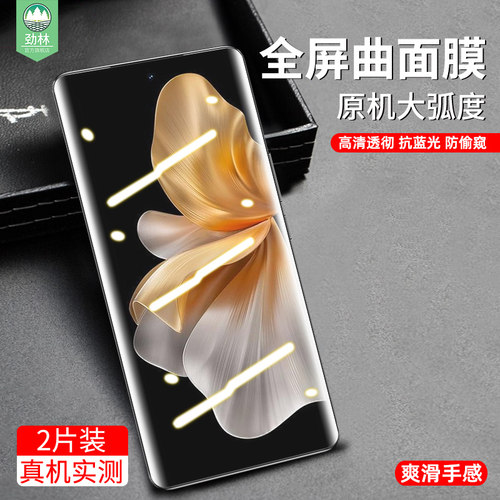 vivov30钢化膜防偷窥高清