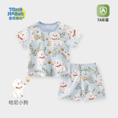 夏季 夏装 短袖 婴儿衣服纯棉男女小童初生幼儿短裤 薄款 宝宝分体套装