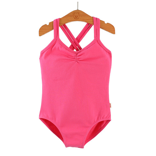 儿童舞蹈服练功吊带考级棉夏季