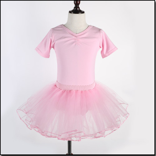 夏季女童长袖考级公主风芭蕾舞裙