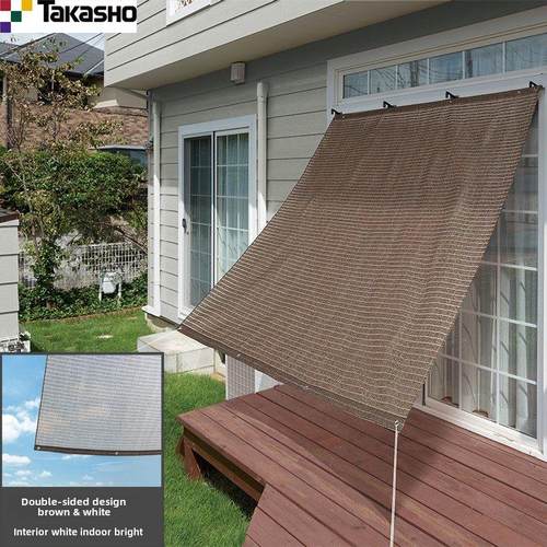 高正双面透气防晒网隔热阳台阳光房庭院多肉花隔热遮阳伞