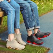 四季 时尚 防滑防水情侣保暖水靴厨房工作胶鞋 男女士水鞋 通用 雨鞋