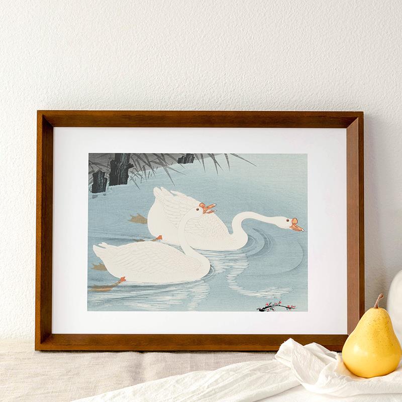 实木质大相框挂墙装裱4K开8k字画宣纸画框16寸20定制素描外框A4a3