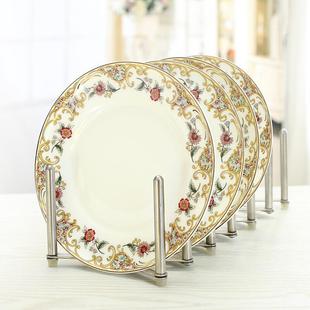 陶瓷餐具家用饺子盘汤盘微波炉 盘子菜盘家用骨瓷餐具创意碟子套装