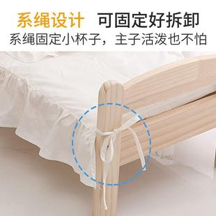 四季 狗狗木猫咪宠物床实床离地冬季 沙发木制狗窝席型冬天凉小床品