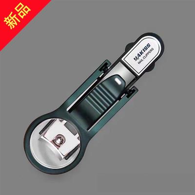 日本指甲剪放大镜指甲钳带灯老人儿童专用指甲刀大号防飞溅开口钳