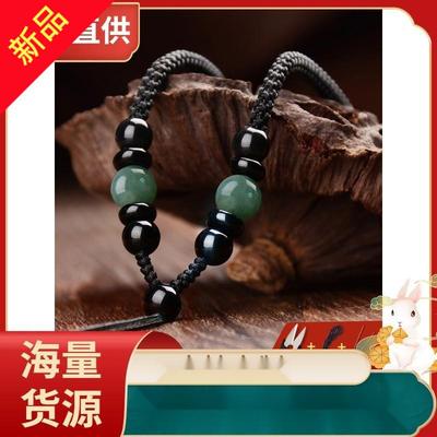 手工挂件绳编织翡翠黑曜石项链绳黄金平安扣玉吊坠挂绳玉佩佛绳子