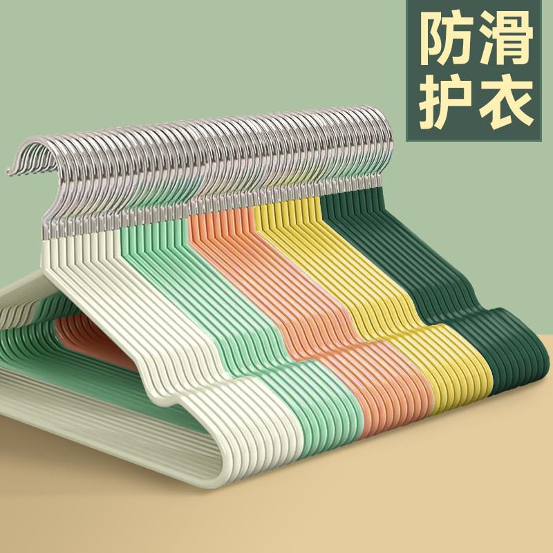 包邮衣架防滑加粗款无痕家用挂衣衣架不锈钢无痕成人晾晒衣架宝宝
