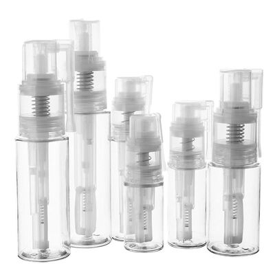 Powder Spray Bottle Clear Plastic Makeup Pot Sprayer DIY Por