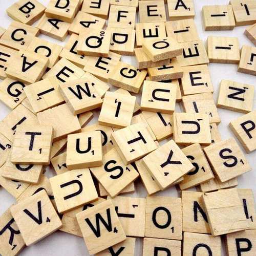 100PcsWoodenAlphabet