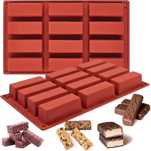 1-2 fill chocolate bar mold deep, silicone thick chocolate b
