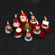 Christmas Candles merry 3Pcs christmas Ornaments