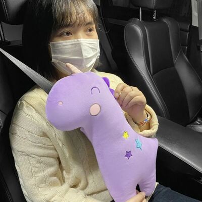 Cartoon Cute Plush Car Seat Belts Covers Shoulder Padding Un