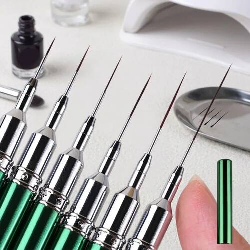 Metal Handle Needle Tube Nail Liner Pens Ultra Fine Tips  Dr