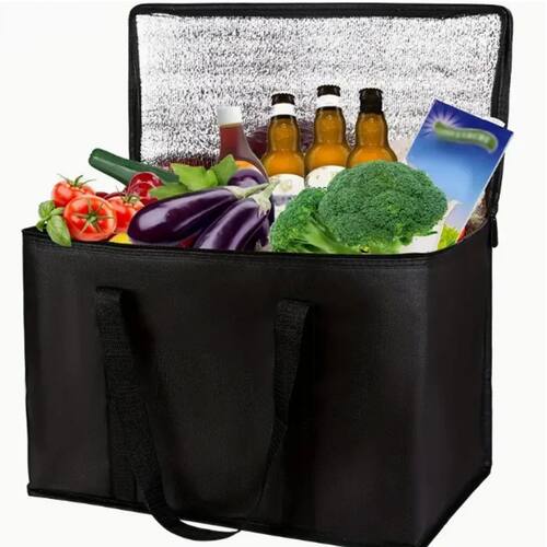 Large Insulated Grocery Bags Reusable Grocery Tote Soft Cool