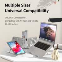 Portable Laptop Stand Adjustable Height, Foldable Laptop Ris thumbnail 5