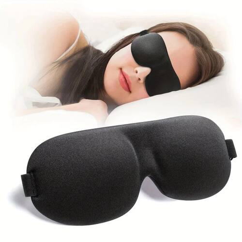 Máscara de ojos para dormir 3D, venda para los ojos cóncav