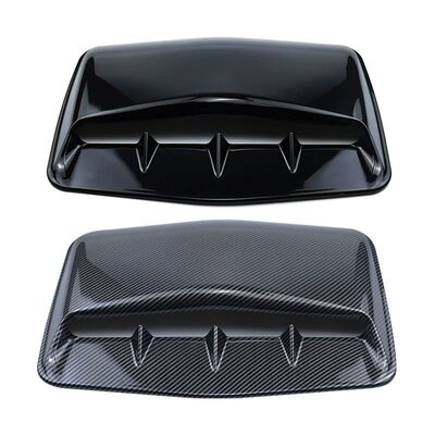 Goramsay Universal Carbon Fiber Car Air Flow Intake Hood Sco
