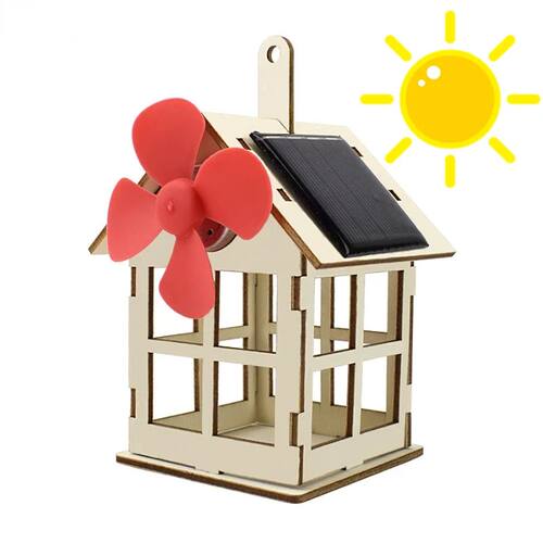 Solar Toy for Boy Windmill Science DIY Physics Educational K